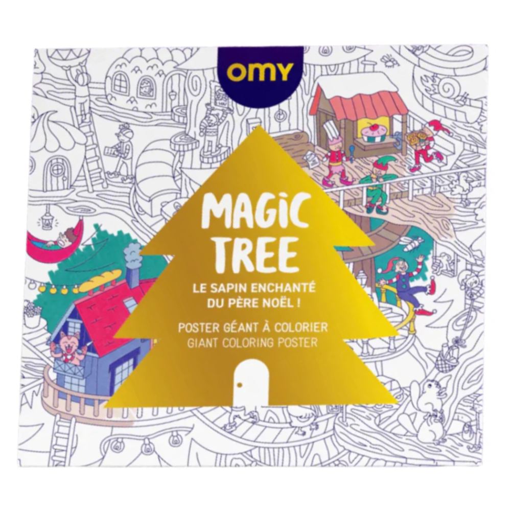 OMY Boyama Posteri - Magic Tree